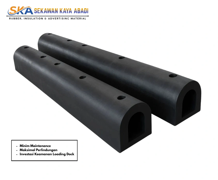 Rubber loading dock type-D pt sekawan kaya abadi