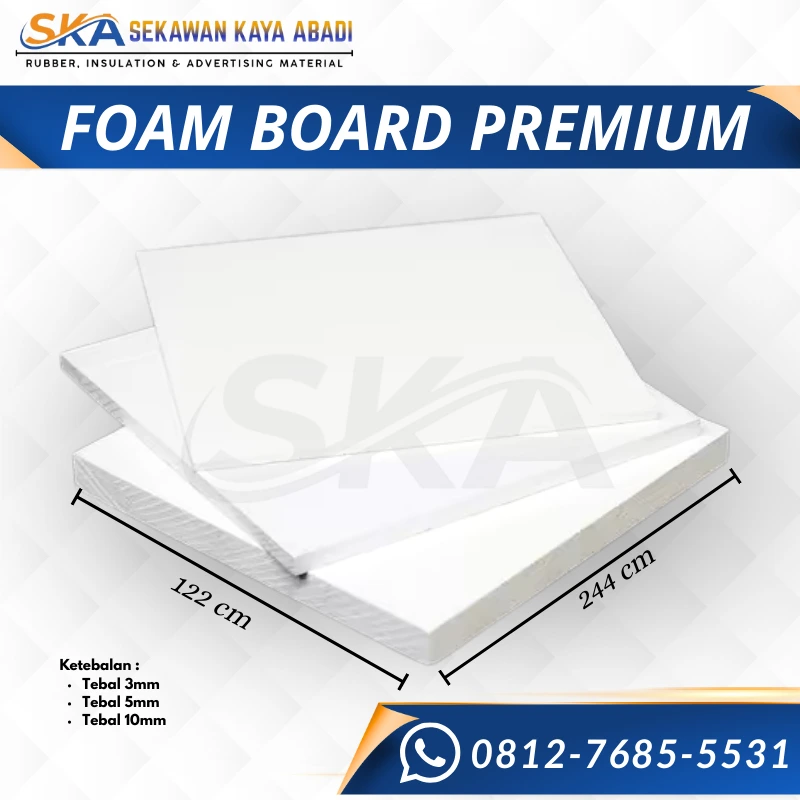 foam board 5mm 122 x 244 cm sekawan kaya abadi