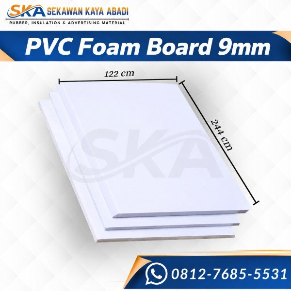harga pvc foam board 9mm 122 x 244 cm sekawan kaya abadi