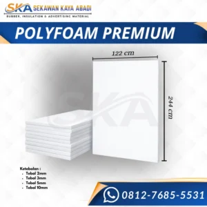material advertising polyfoam 10mm ukuran 122cm x 244cm sekawan kaya abadi