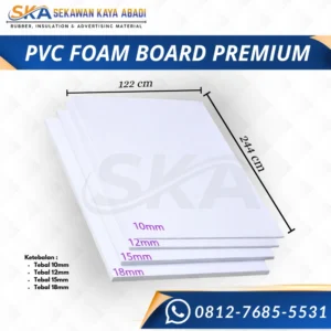 material advertising pvc foam board 18mm 122 x 244 cm sekawan kaya abadi