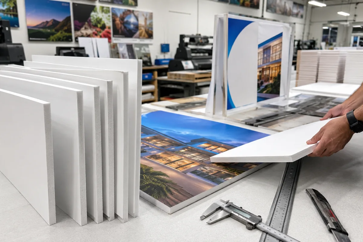 PVC Foam Board untuk signage dan advertising