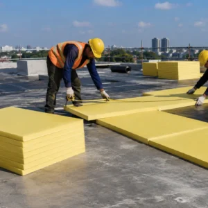 XPS Foam Board untuk dak beton sebagai insulasi panas pada roof deck bangunan