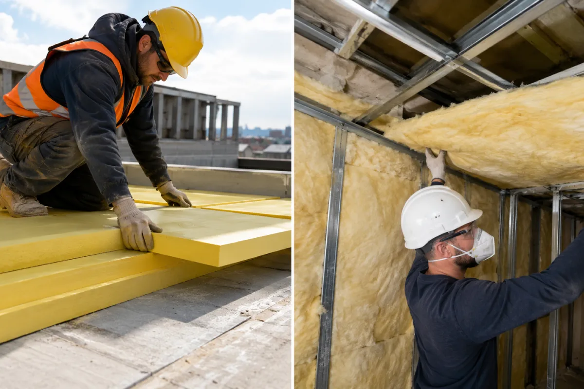 Perbandingan XPS Foam Board vs Glasswool untuk material insulasi bangunan industri