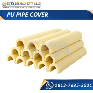 PU pipe cover polyurethane insulation panjang 1 meter untuk pipa AC, chilled water, cold storage, dan industri